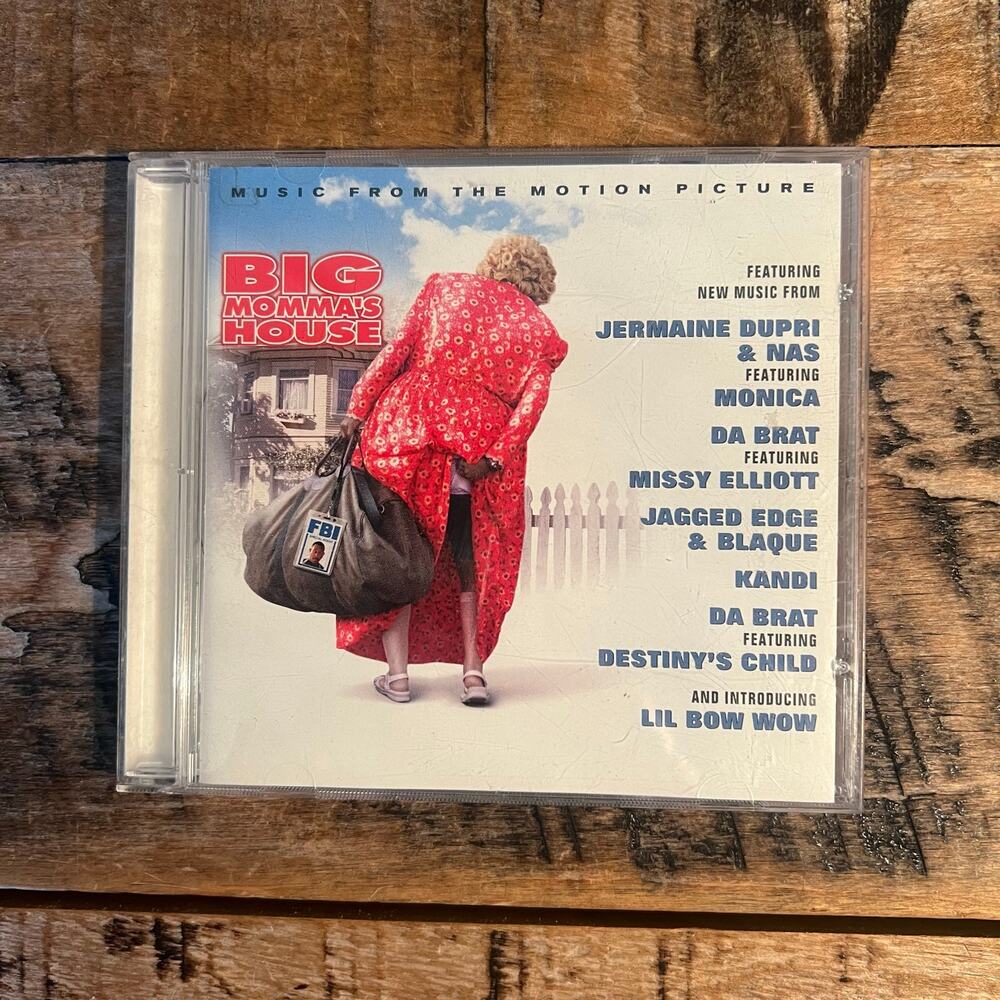 Big Momma’s House Soundtrack CD 2000 Jermaine Dupri Nas Monica Da Brat